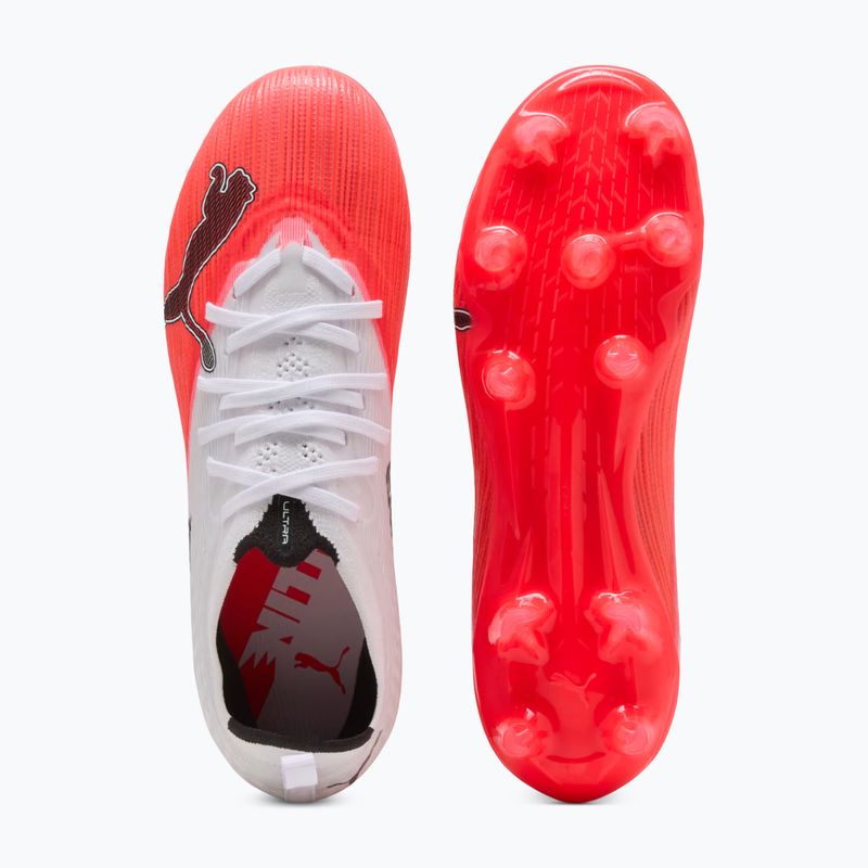 Scarpe da calcio bambino Puma Ultra Nitro 7 Ultimate FG/AG Jr ultra red/puma black/puma white 5