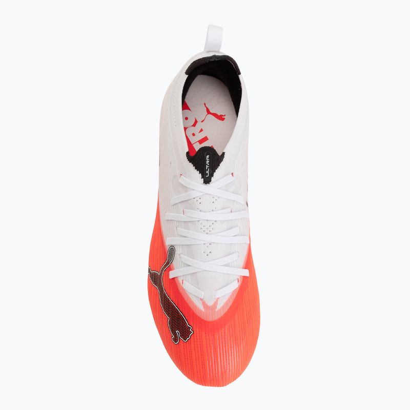 Scarpe da calcio bambino Puma Ultra Nitro 7 Ultimate FG/AG Jr ultra red/puma black/puma white 5