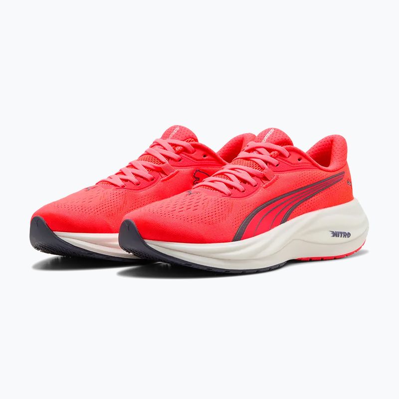Scarpe da corsa Puma Electrify Nitro 5 ultra red/inky depths 4