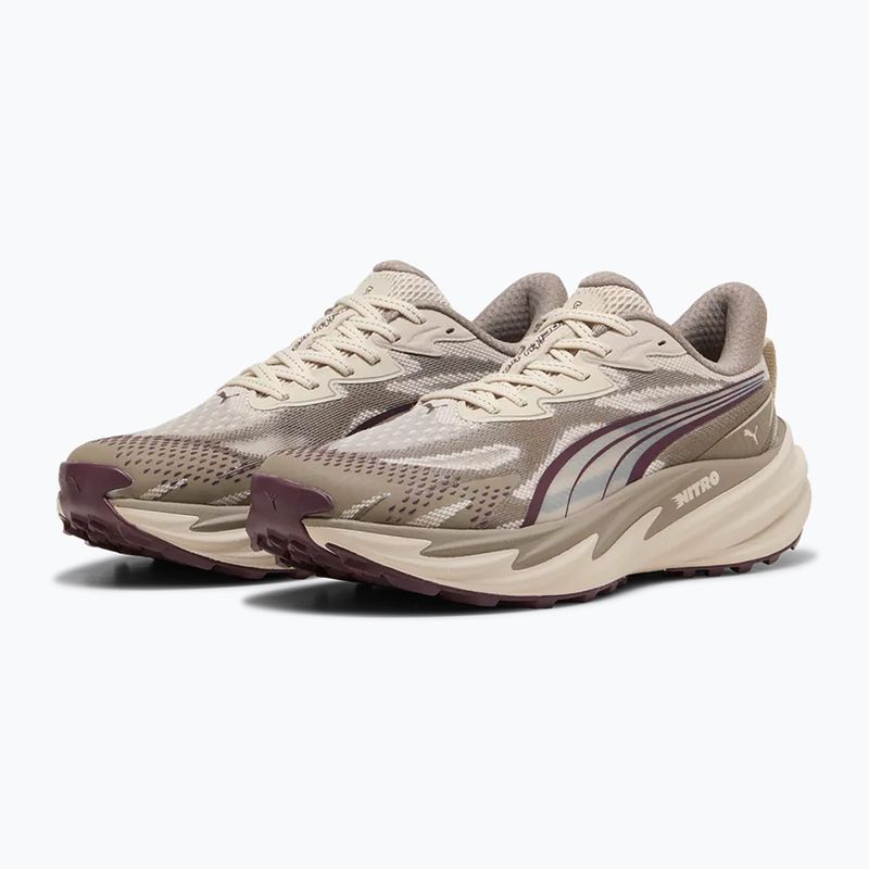 Scarpe da corsa donna Puma Velocity NITRO Trail silver fog/ruby 3