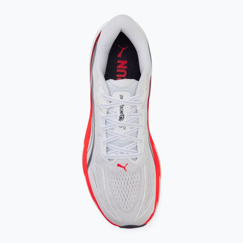 Scarpe da corsa uomo Puma Velocity Nitro 5 puma white/ultra red 5