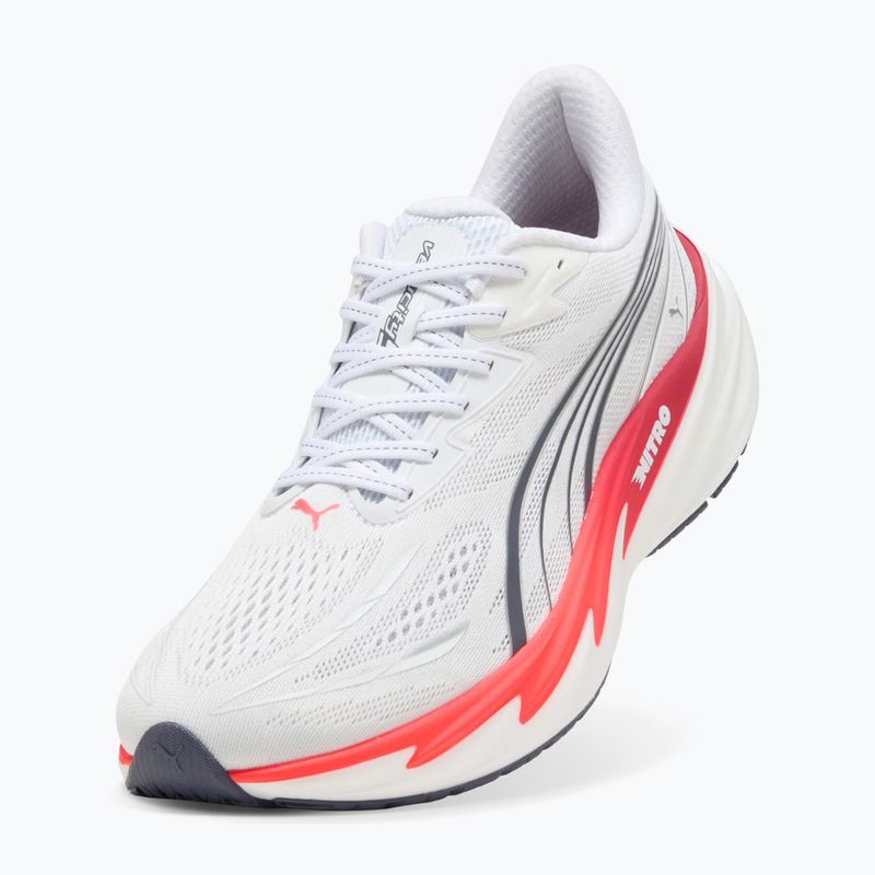 Scarpe da corsa uomo Puma Velocity Nitro 5 puma white/ultra red 5