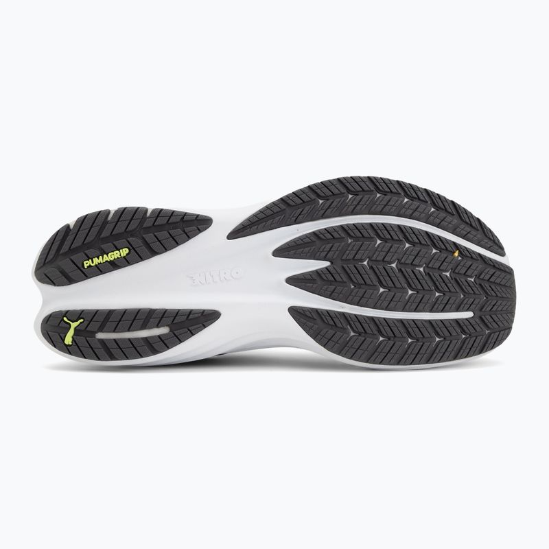 Scarpe da corsa uomo Puma Velocity Nitro 5 moody gray/sunny lime 4