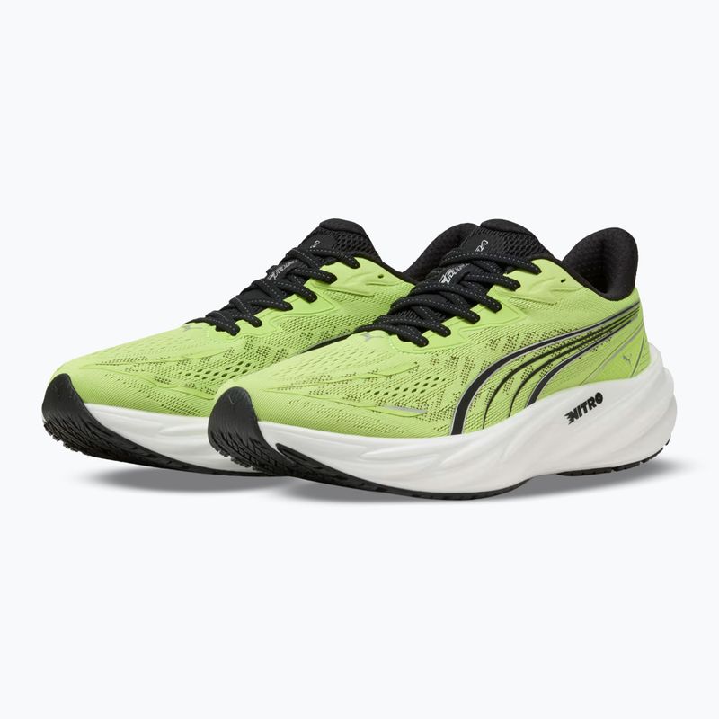 Scarpe da corsa uomo Puma Velocity Nitro 5 sunny lime/moody gray 4