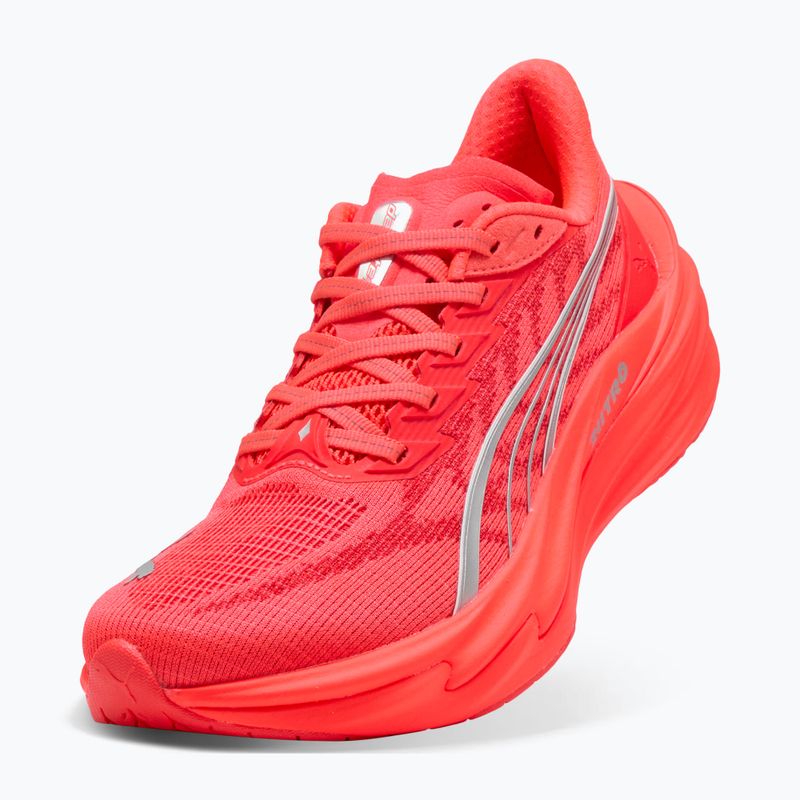 Scarpe da corsa donna PUMA Deviate Nitro 4 ultra red/puma silver 5