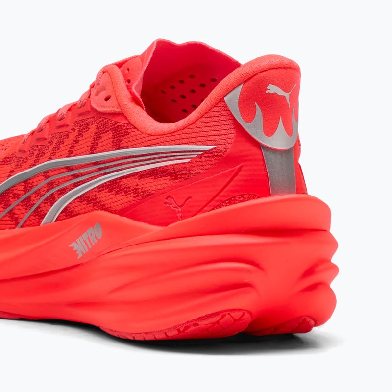 Scarpe da corsa donna PUMA Deviate Nitro 4 ultra red/puma silver 7