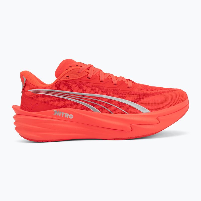Scarpe da corsa donna PUMA Deviate Nitro 4 ultra red/puma silver 2