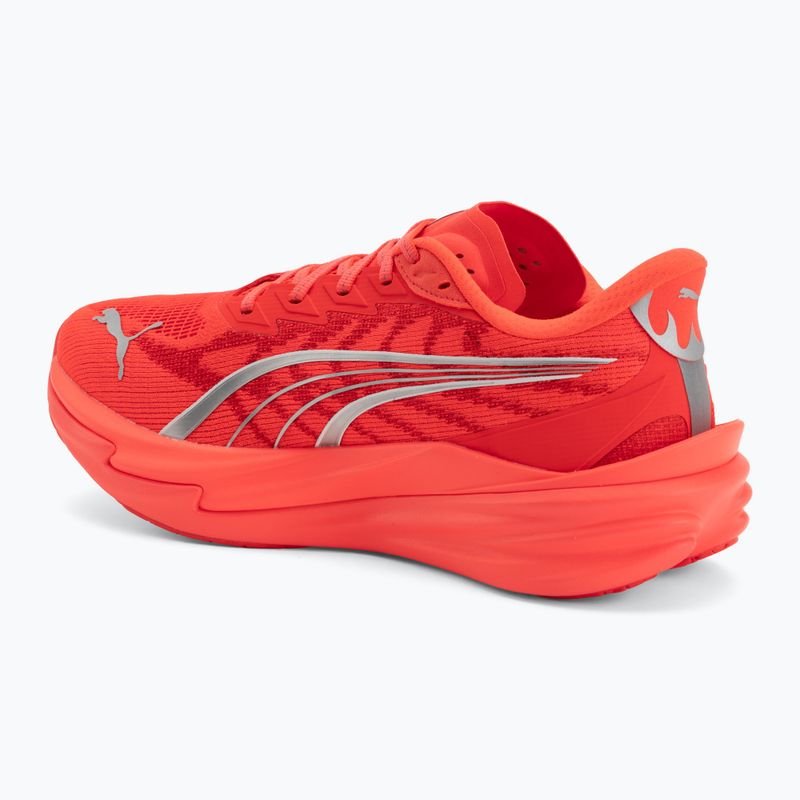 Scarpe da corsa uomo PUMA Deviate Nitro 4 ultra red/puma silver 3