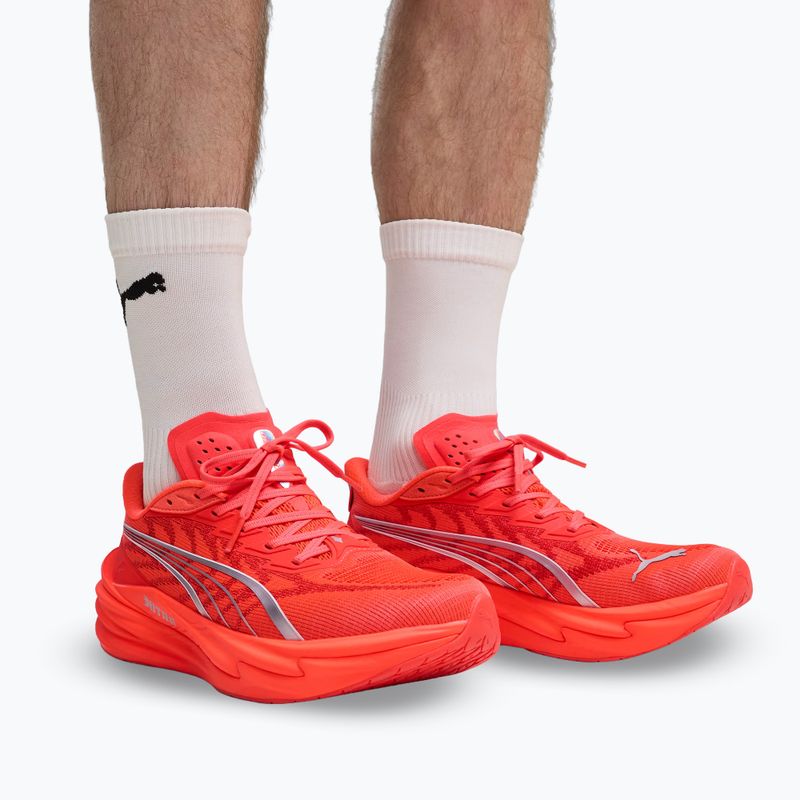 Scarpe da corsa uomo PUMA Deviate Nitro 4 ultra red/puma silver 7