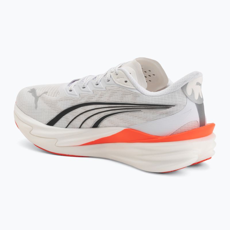Scarpe da corsa uomo PUMA Deviate Nitro 4 puma white/ultra red 3