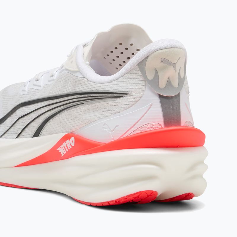 Scarpe da corsa uomo PUMA Deviate Nitro 4 puma white/ultra red 6