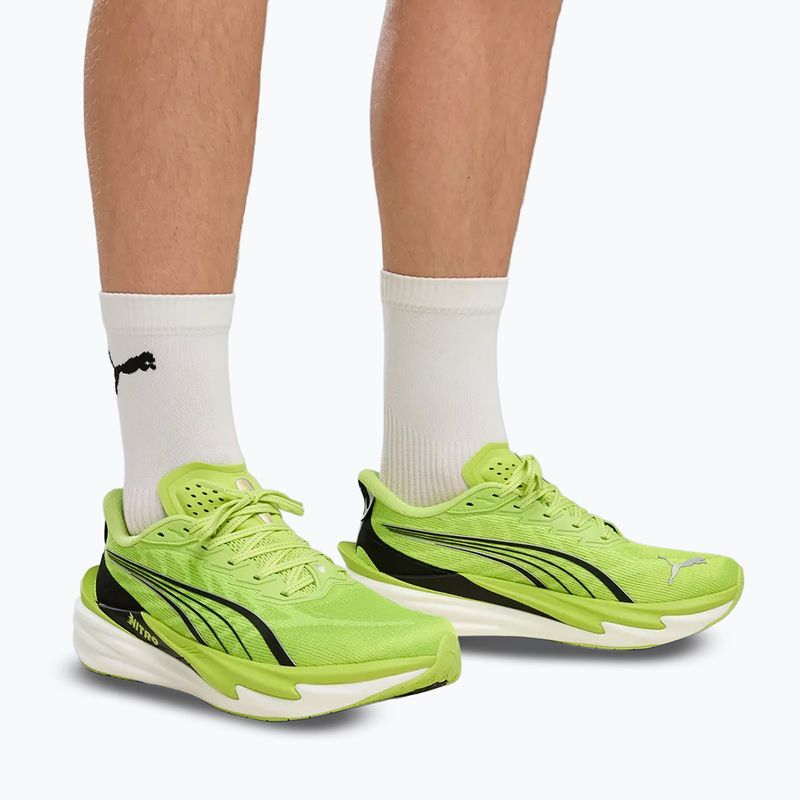 Scarpe da corsa uomo PUMA Deviate Nitro 4 sunny lime/puma black 6