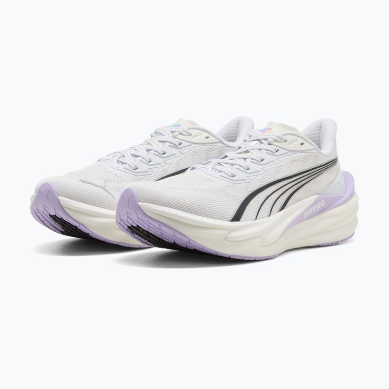 Scarpe da corsa donna PUMA Deviate Nitro 4 puma white/light lavender 3