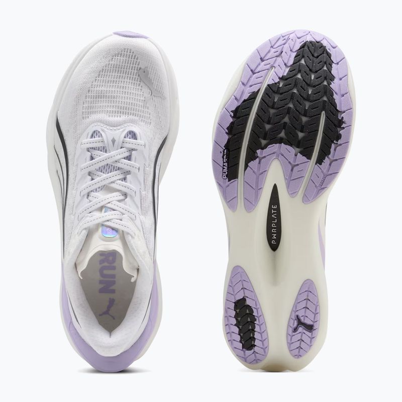 Scarpe da corsa donna PUMA Deviate Nitro 4 puma white/light lavender 5