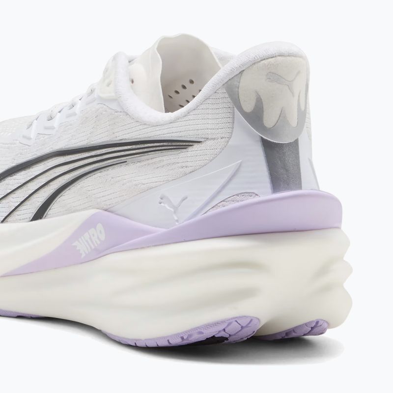 Scarpe da corsa donna PUMA Deviate Nitro 4 puma white/light lavender 6