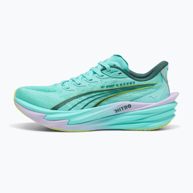 Scarpe da allenamento donna PUMA x HYROX Deviate Nitro 4 intense mint/light lavender 8