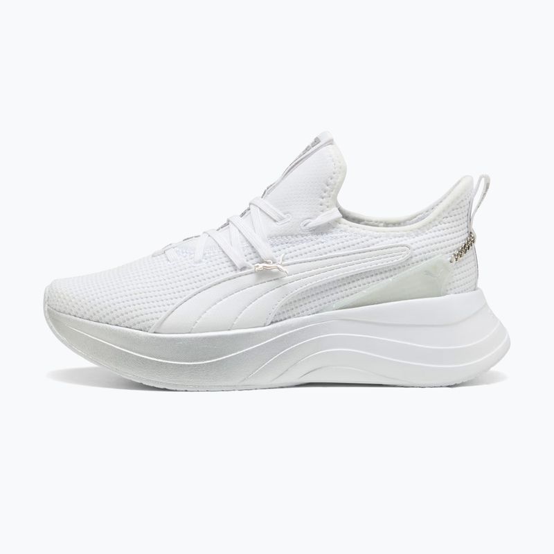 Scarpe da donna PUMA Softride Sabrina Polished Chrome puma white/silver mist/puma silver