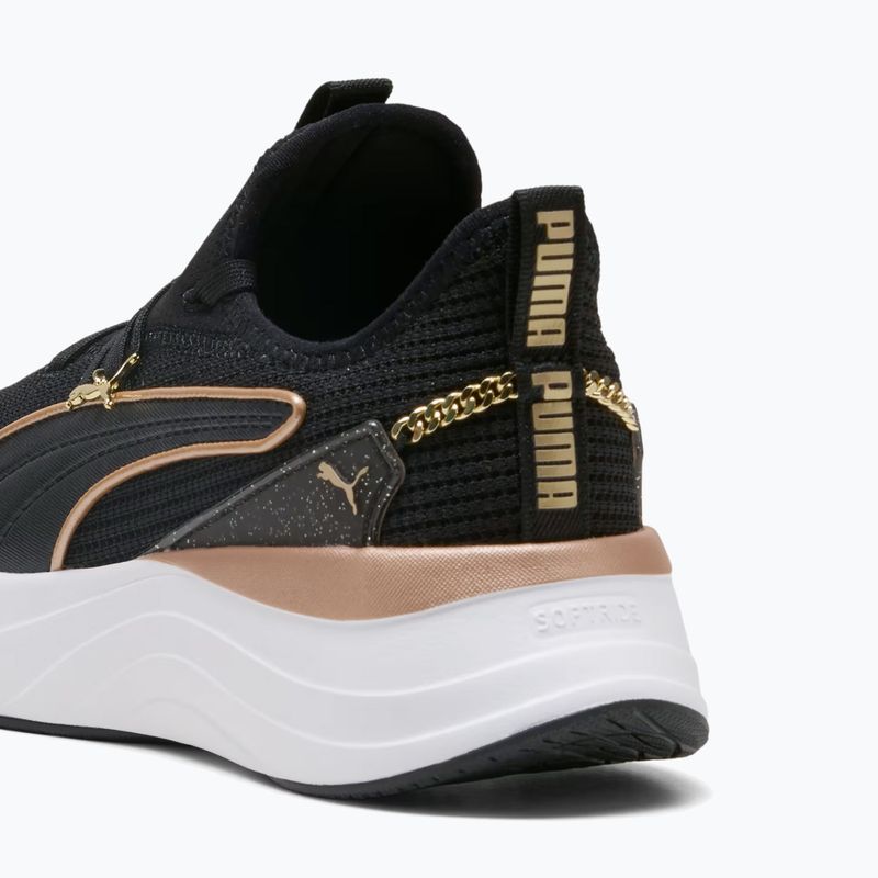 Scarpe da donna PUMA Softride Sabrina Polished Chrome puma black/puma white/puma gold 6