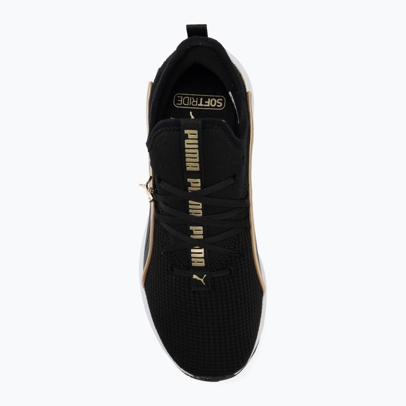 Scarpe da donna PUMA Softride Sabrina Polished Chrome puma black/puma white/puma gold 5