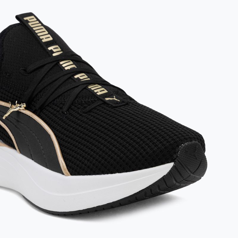 Scarpe da donna PUMA Softride Sabrina Polished Chrome puma black/puma white/puma gold 7