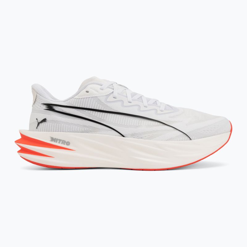 Scarpe da corsa uomo Puma Deviate Pure Nitro puma white/ultra red 2