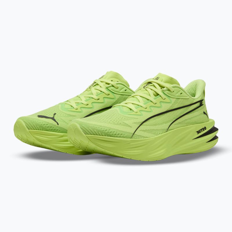 Scarpe da corsa uomo Puma Deviate Pure Nitro sunny lime/puma black 4