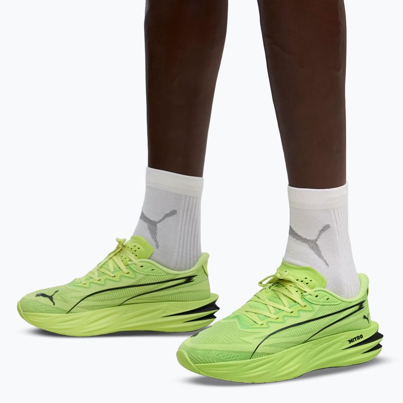 Scarpe da corsa uomo Puma Deviate Pure Nitro sunny lime/puma black 6