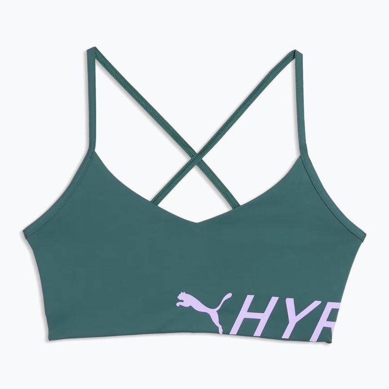 Reggiseno sportivo PUMA x HYROX Strappy Pwrmode herb garden 4