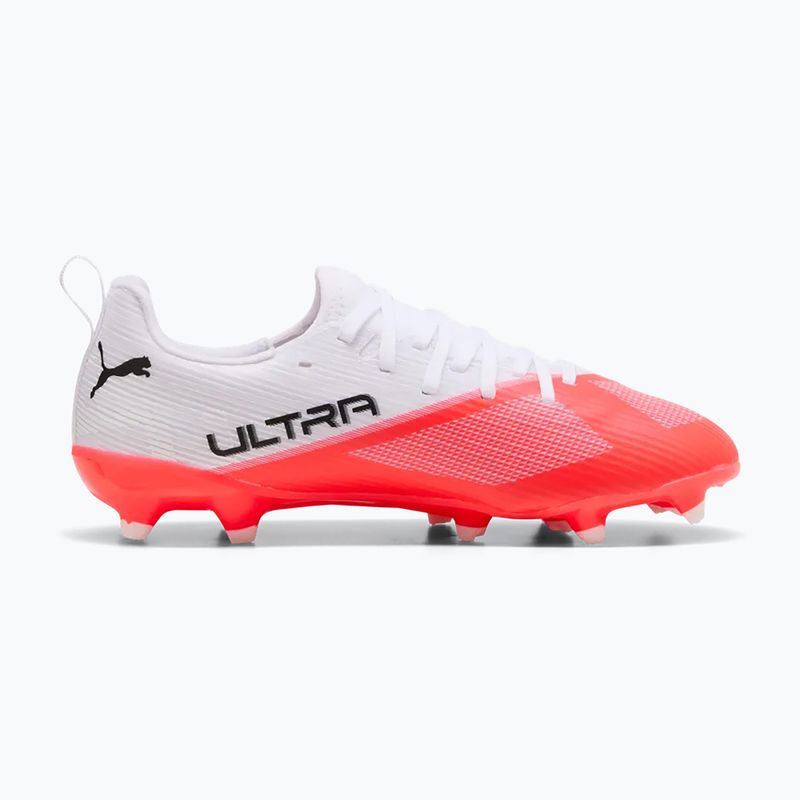 Scarpe da calcio bambino PUMA Ultra 7 Match FG/AG Jr ultra red/puma black/puma white 2