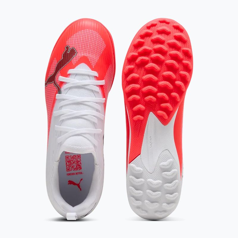 Scarpe da calcio bambino PUMA Ultra 7 Match TT Jr ultra red/puma black/puma white 3