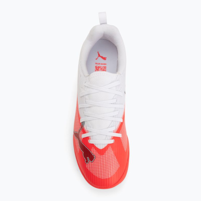 Scarpe da calcio bambino PUMA Ultra 7 Match TT Jr ultra red/puma black/puma white 5