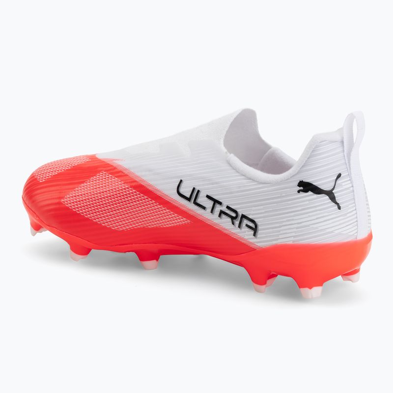 Scarpe da calcio bambino PUMA Ultra 7 Match LL FG/AG Jr ultra red/puma black/puma white 3