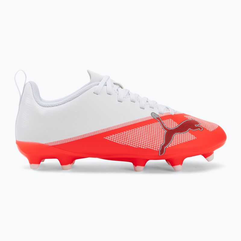 Scarpe da calcio bambino Puma Ultra 7 Play FG/AG Jr Ultra Red/Puma Black/Puma White 2