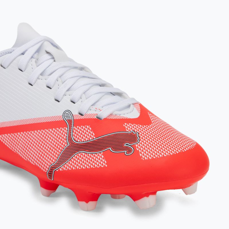 Scarpe da calcio bambino Puma Ultra 7 Play FG/AG Jr Ultra Red/Puma Black/Puma White 7