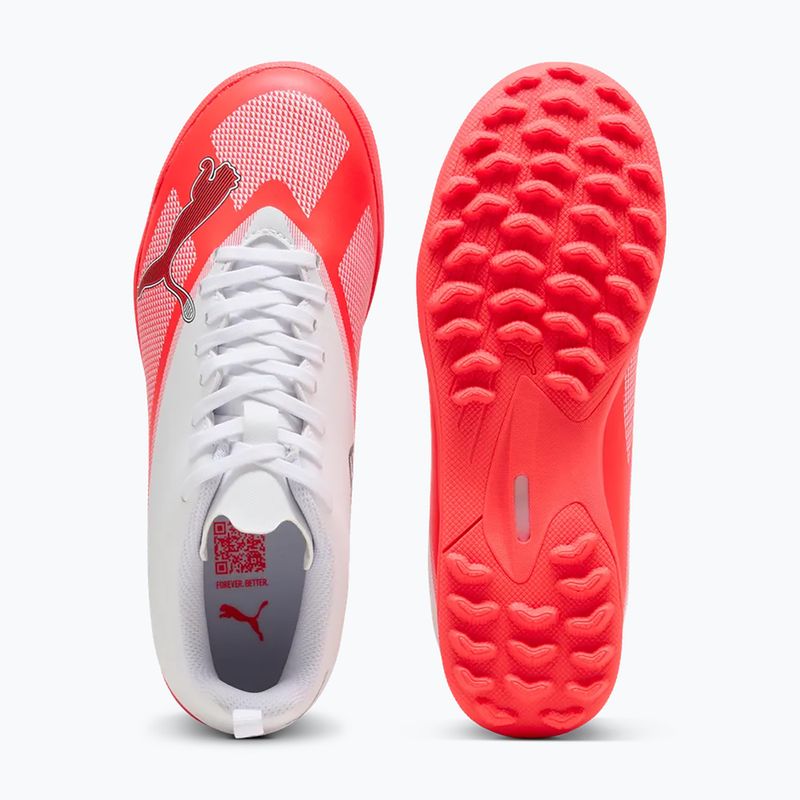 Scarpe da calcio bambino PUMA Ultra 7 Play TT Jr ultra red/puma black/puma white 3