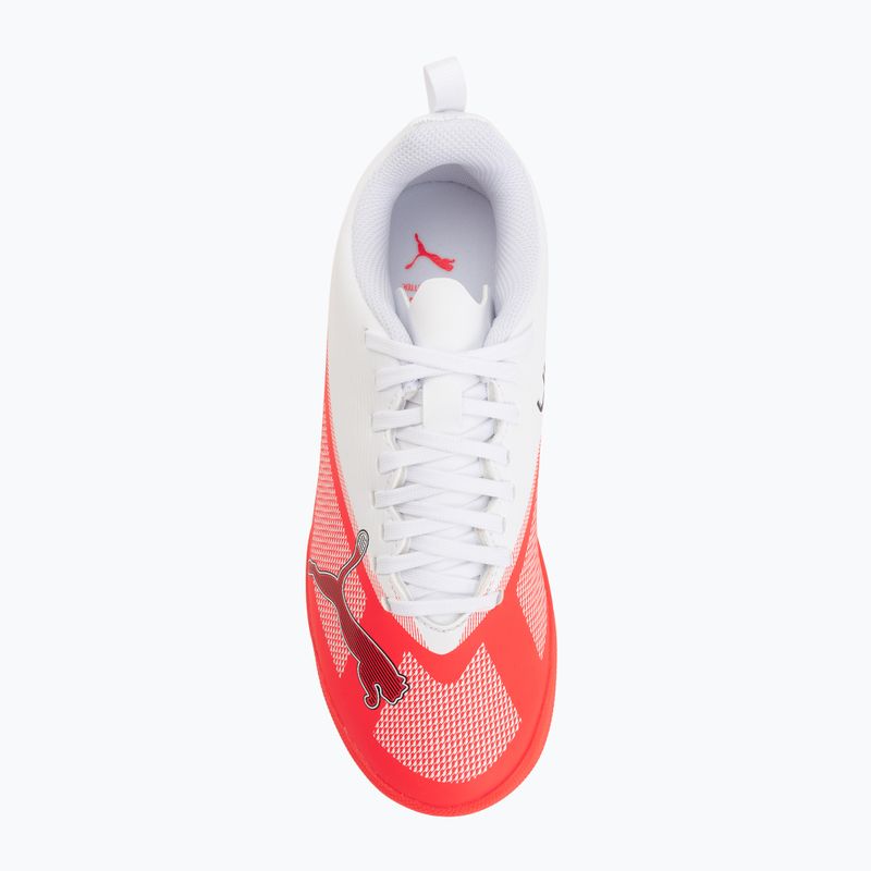 Scarpe da calcio bambino PUMA Ultra 7 Play TT Jr ultra red/puma black/puma white 5