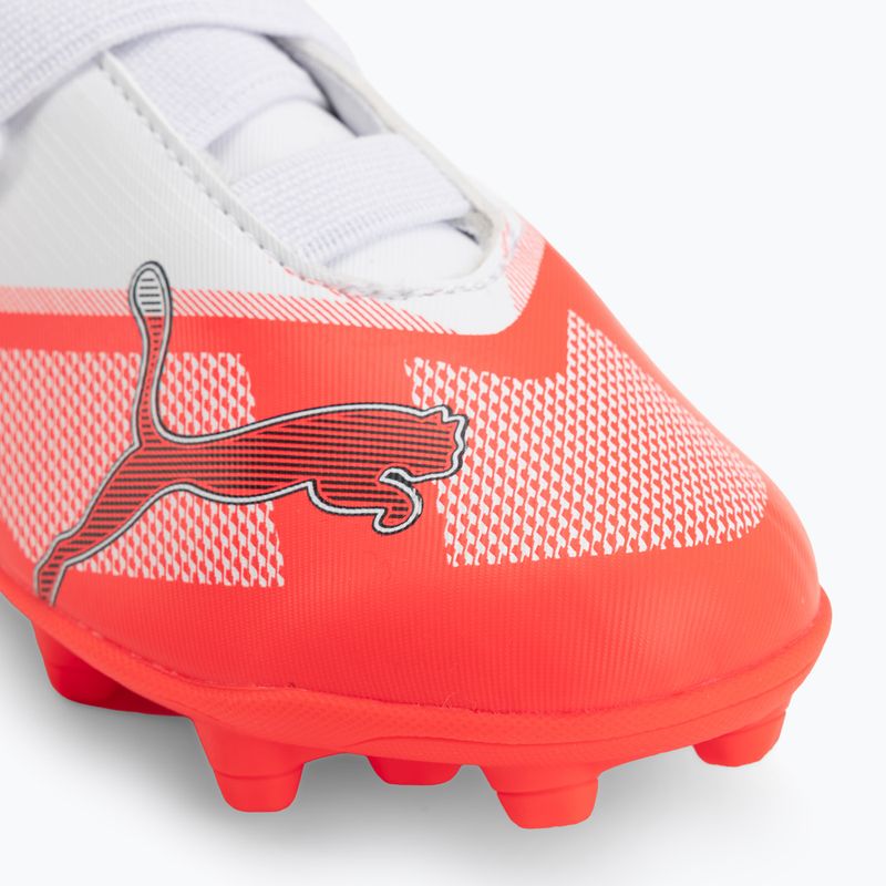 Scarpe da calcio bambino PUMA Ultra 7 Play V FG/AG RB Jr ultra red/puma black/puma white 7