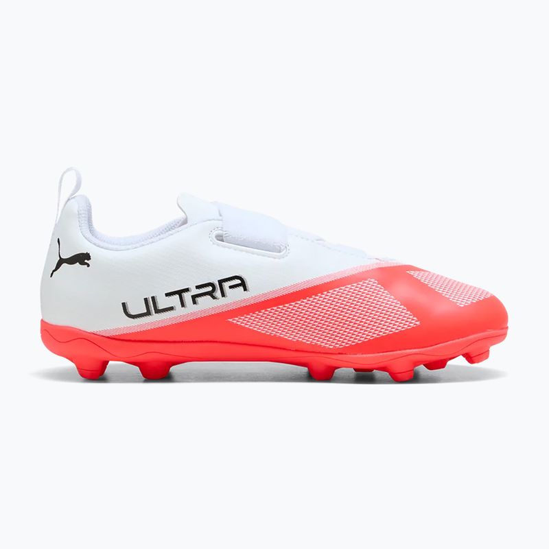 Scarpe da calcio bambino PUMA Ultra 7 Play V FG/AG RB Jr ultra red/puma black/puma white 2