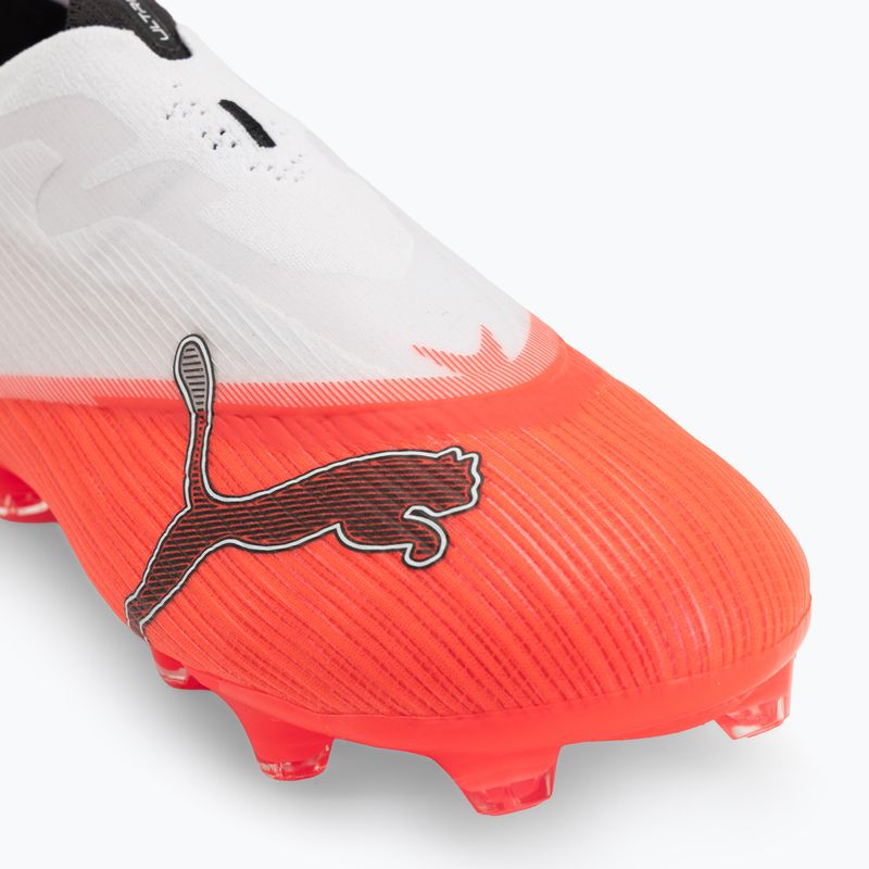 Scarpe da calcio bambino PUMA Ultra Nitro 7 Ultimate LL FG/AG Jr ultra red/puma black/puma white 7