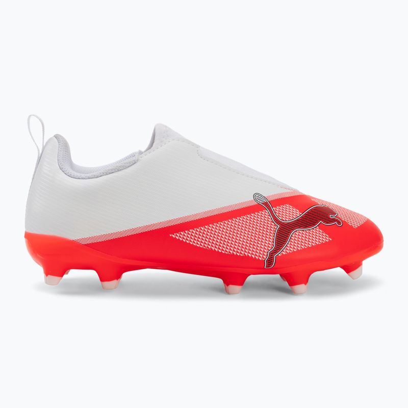 Scarpe da calcio bambino Puma Ultra 7 Play LL FG/AG Jr Ultra Red/Puma Black/Puma White 2
