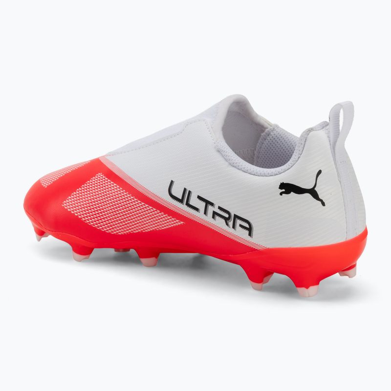 Scarpe da calcio bambino Puma Ultra 7 Play LL FG/AG Jr Ultra Red/Puma Black/Puma White 3