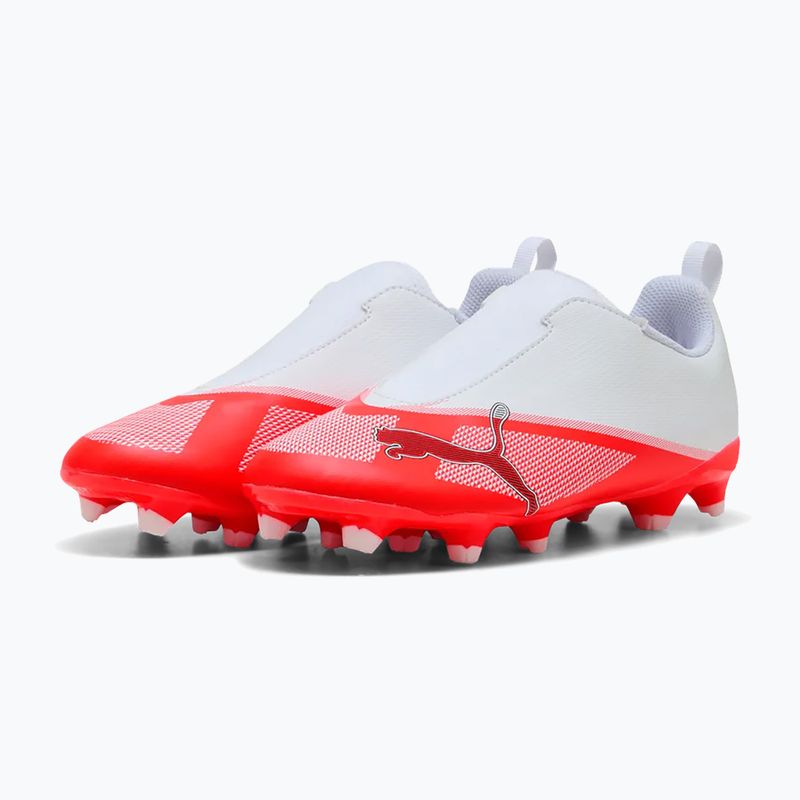 Scarpe da calcio bambino Puma Ultra 7 Play LL FG/AG Jr Ultra Red/Puma Black/Puma White 3