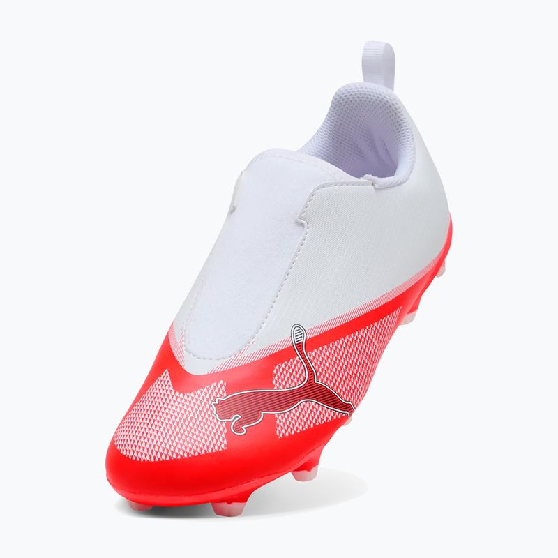 Scarpe da calcio bambino Puma Ultra 7 Play LL FG/AG Jr Ultra Red/Puma Black/Puma White 4