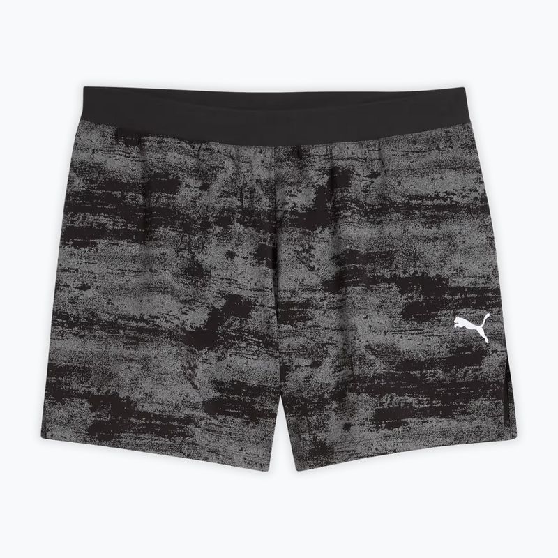 Pantaloncini da corsa da uomo PUMA Dreamrun 5" Brightstride AOP puma black 4
