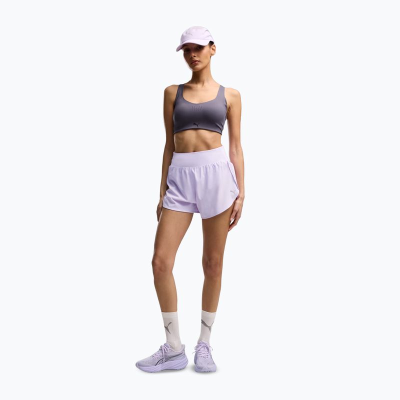 Pantaloncini da corsa da donna PUMA Dream Run 3" DryCELL light lavender 2
