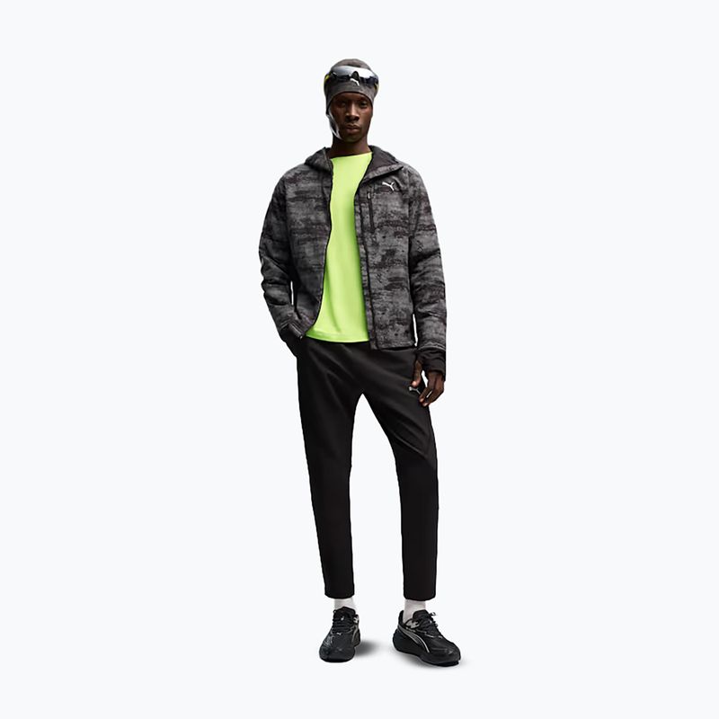 Giacca da corsa da uomo PUMA Run Brightstride AOP Primaloft puma black 2