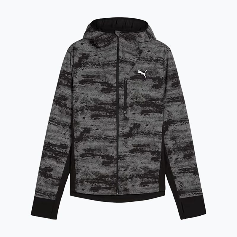 Giacca da corsa da uomo PUMA Run Brightstride AOP Primaloft puma black 5