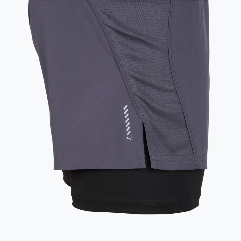 Pantaloncini da corsa da uomo PUMA Run Velocity 2IN1 inky depths 4