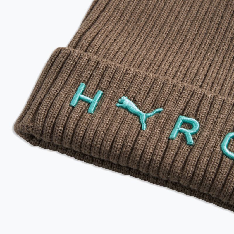 Cappello invernale PUMA x HYROX Mid Crown Beanie grigio topo 3