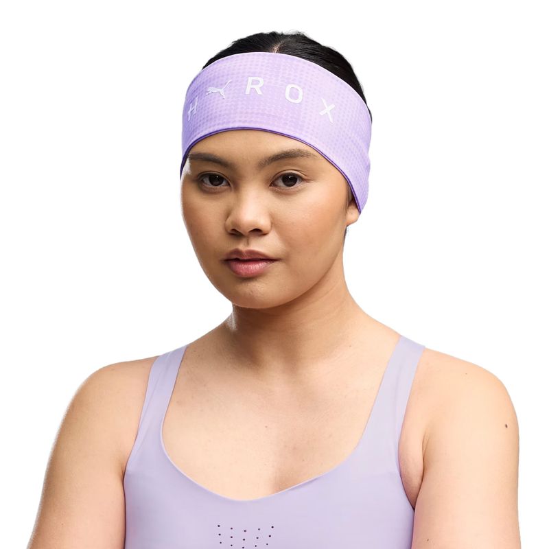 Fascia per la testa PUMA Hyrox Headband GR light lavender 2